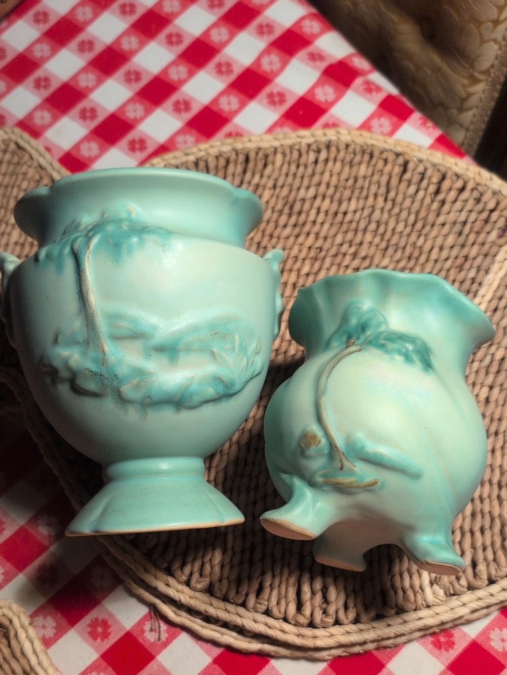 "2"Weller Pottery"Scenic"CIRCA 1872